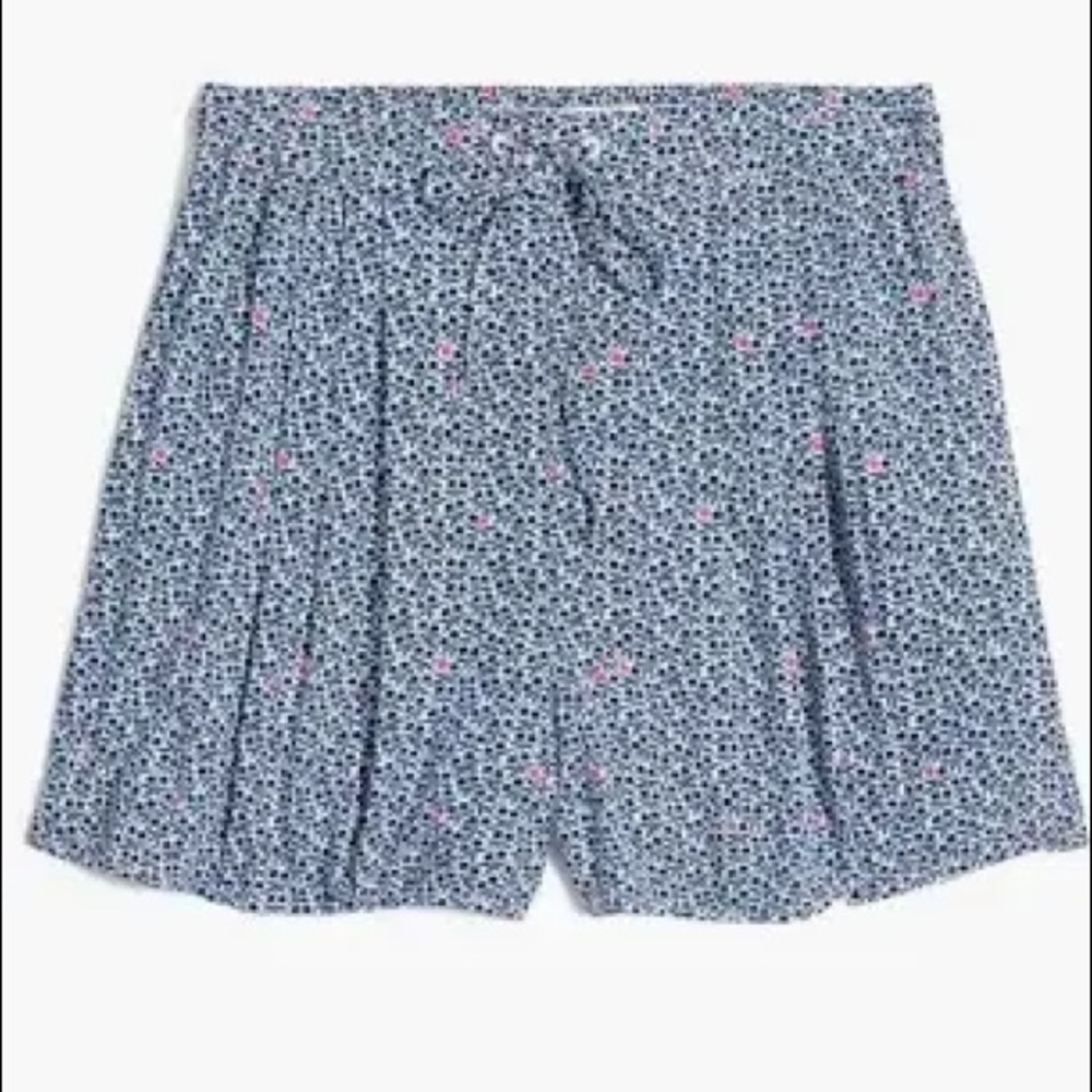 J Crew Mercantile elastic/tie waist shorts szS